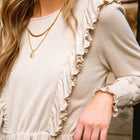 Sweet Confession Top In Seashell