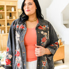Lovely Visions Flower Embroidered Jacket