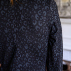 Wishful Thinking Animal Print Dress In Black
