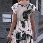 Tie-Dye Ruffle Hem Dress