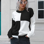 Contrast Drop Shoulder Sweater