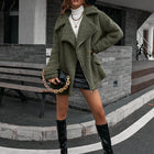 Zip-Up Collared Teddy Jacket