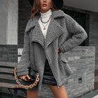 Zip-Up Collared Teddy Jacket