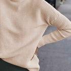 Ribbed Mock Neck Long Sleeve Sweater