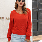 V-Neck Long Sleeve Sweater
