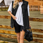 Button Down Denim Vest