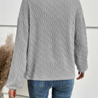 Half Button Long Sleeve Top