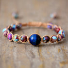 Imperial Jasper & Natural Stone Beaded Bracelet