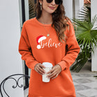 BELIEVE Graphic Tunic Sweatshirt
