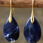 Natural Stone Teardrop Earrings
