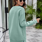 DON'T STOP BELIEVING Graphic Drop Shoulder Sweatshirt