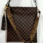 PU Leather Shoulder Bag with Tassel